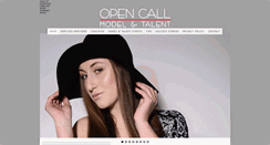 Desktop Screenshot of opencallmodelandtalent.com